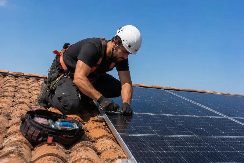 Maintenance et monitoring de panneaux solaires à Souzay-Champigny