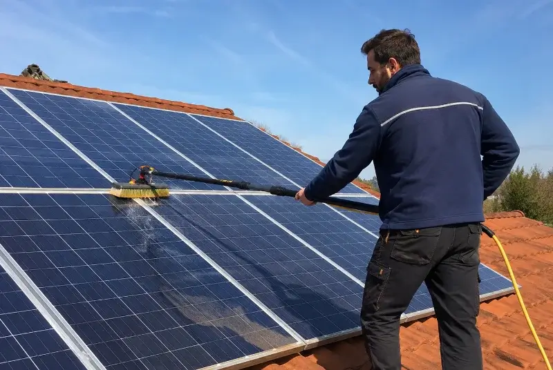 Nettoyage et entretien de panneaux solaires à Souzay-Champigny